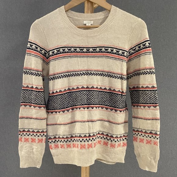 J. Crew Fair Isle Sweater - Size Small - Picture 1 of 2